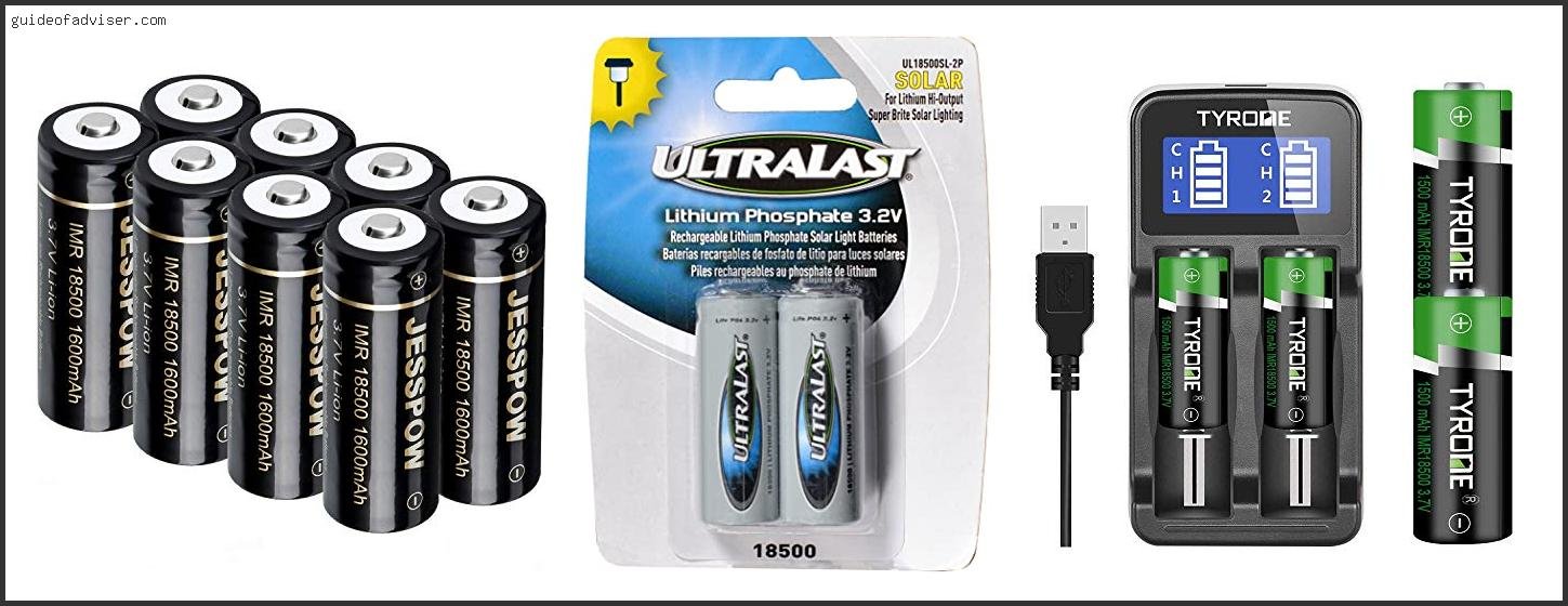 Top 10 Best 18500 Battery Of The Year