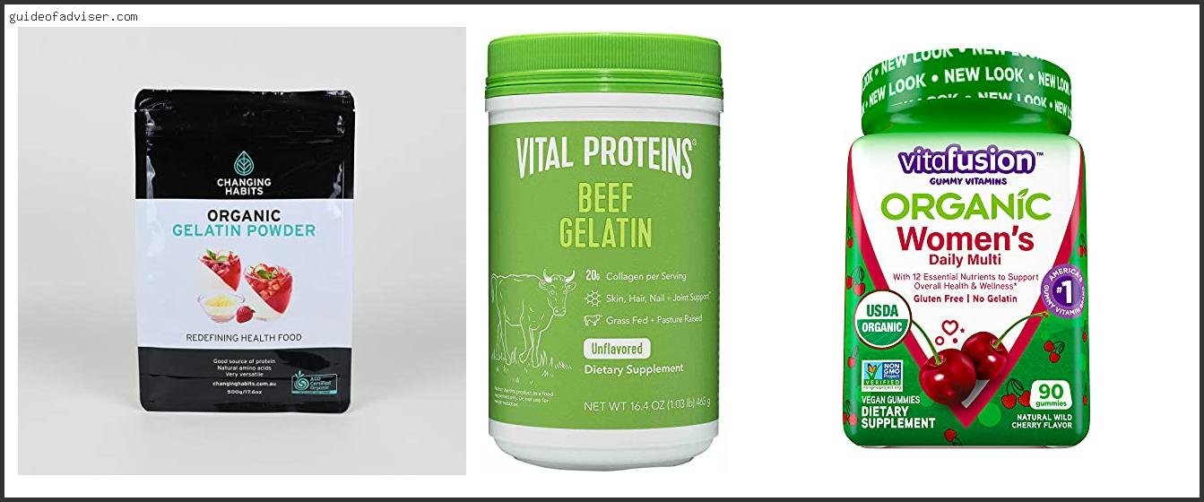 Top 10 Best Organic Gelatin Of The Year