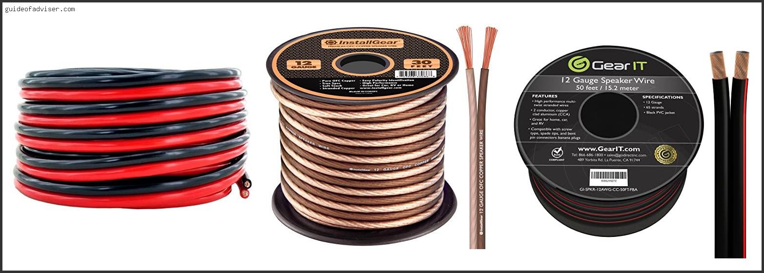 Best 12 Gauge Speaker Wire