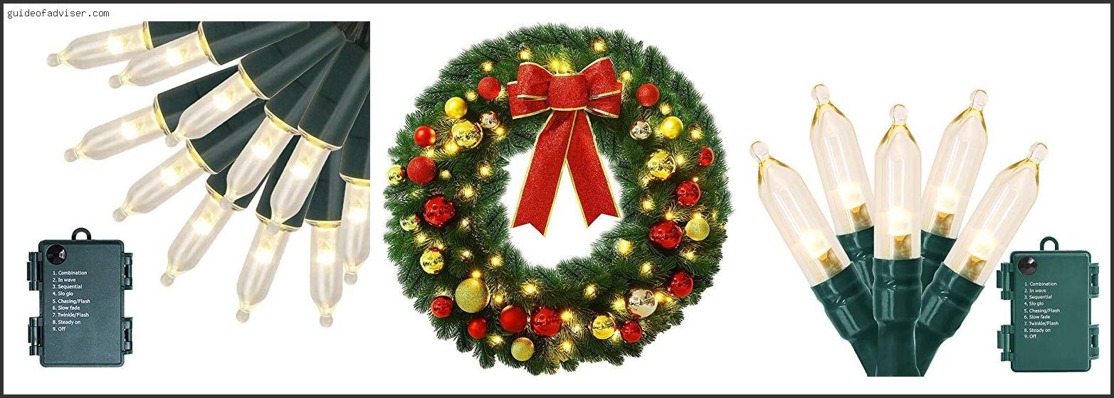 Best Battery Operated Christmas Wreaths