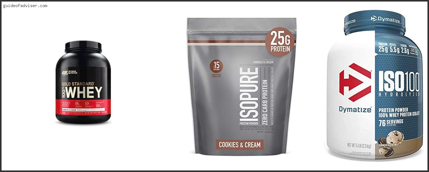 Top 10 Best Cookies And Cream Protein Powder Of The Year