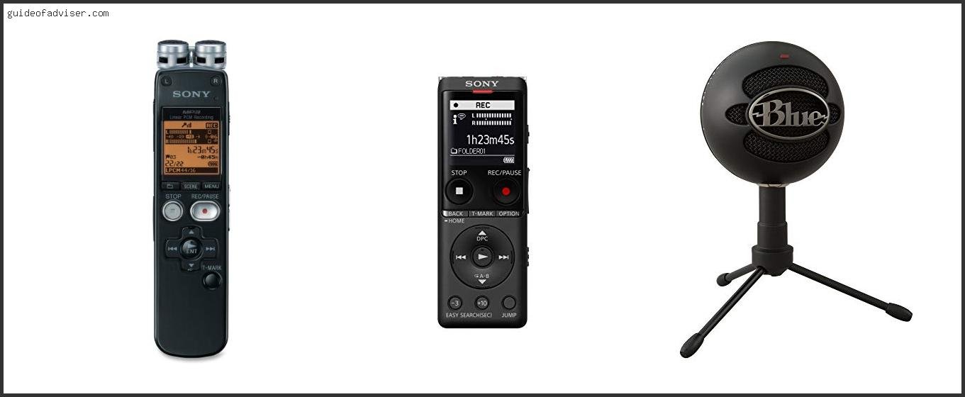 Top 10 Best Digital Voice Recorder For Dragon Naturally Speaking Of The Year