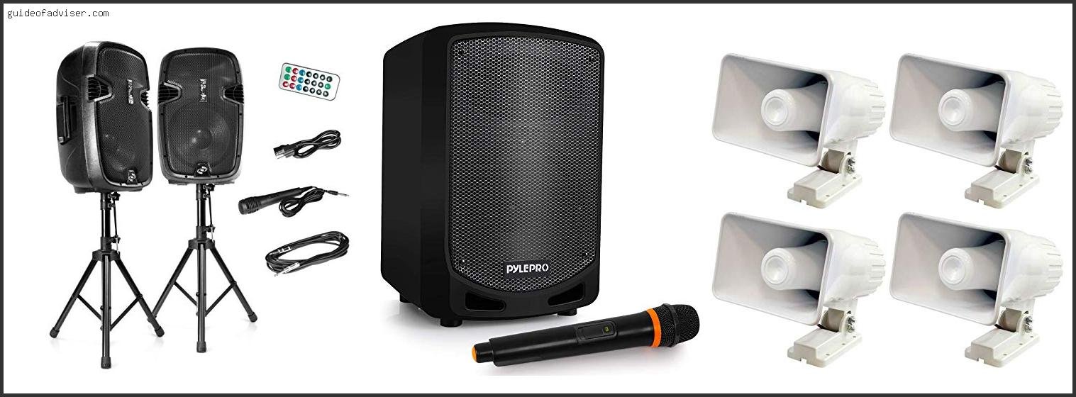 Top 10 Best Outdoor Pa Speakers Review & Buying Guide Best Outdoor Pa Speakers
