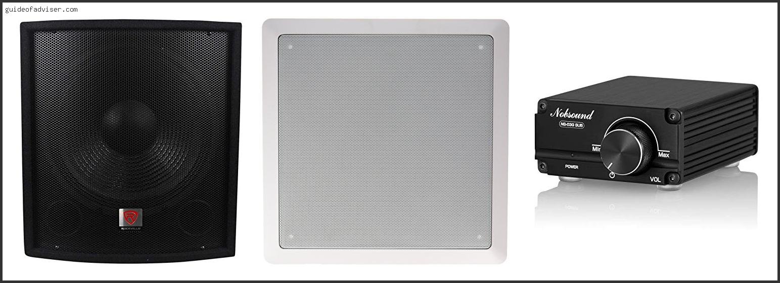Top 10 Best Passive Subwoofer Review & Buying Guide