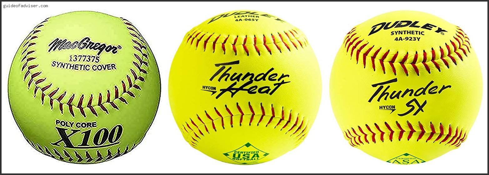 Top 10 Best Slowpitch Softballs Review & Buying Guide Best Slowpitch Softballs