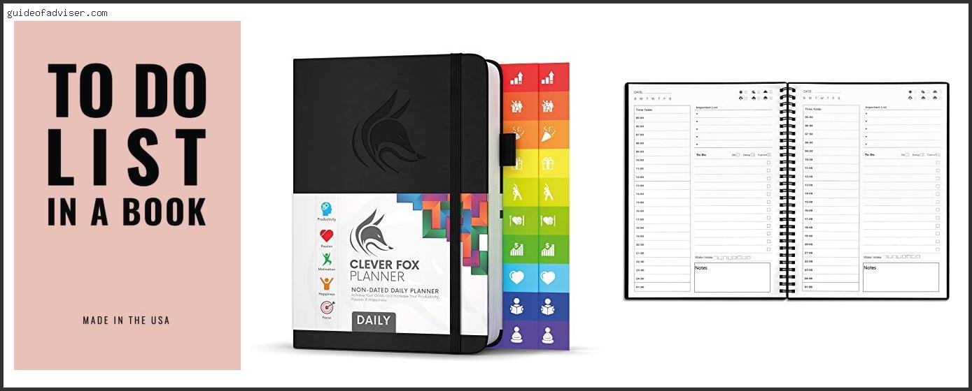 Best Undated Daily Planner