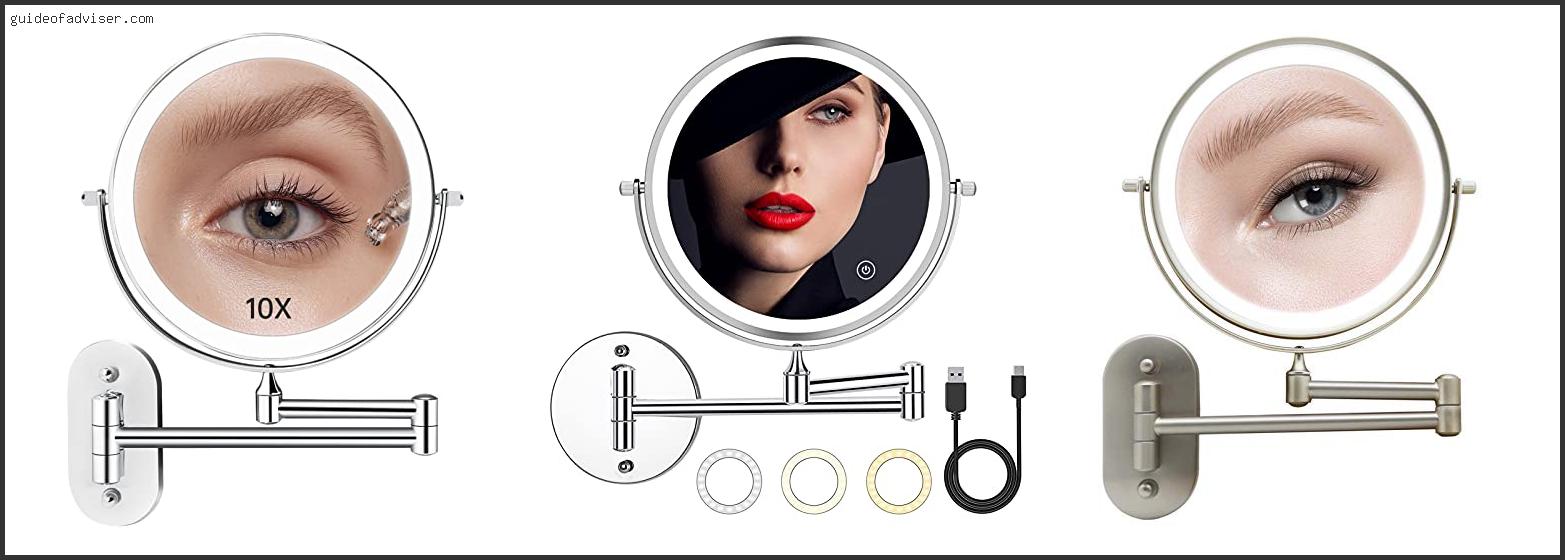 Top 10 Best Wall Mounted Lighted Magnifying Mirror Review & Buying Guide