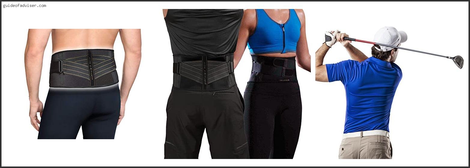 Top 10 Best Lower Back Brace For Golf Review & Buying Guide Best Lower Back Brace For Golf