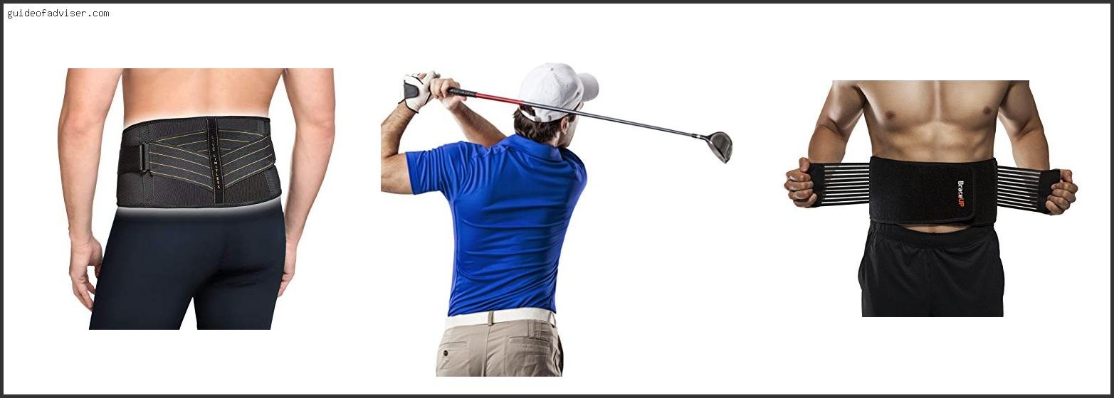 Best Lower Back Brace For Golfers