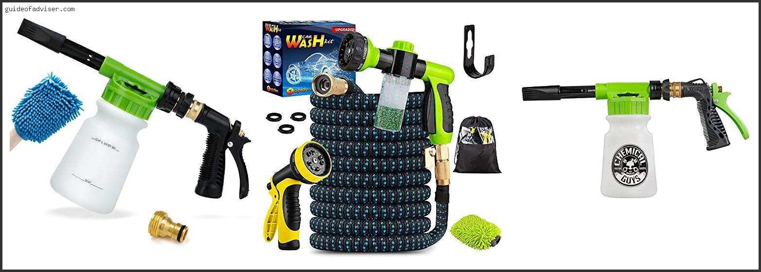 Best Car Wash Nozzle With Soap Dispenser