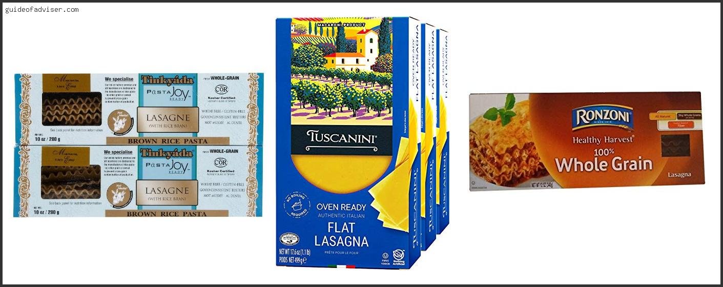 Best Lasagna Noodles Brand