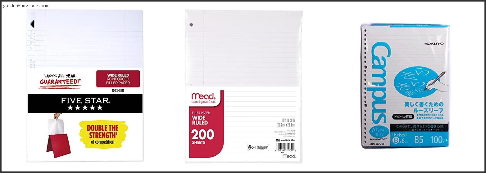 Best Loose Leaf Paper For Notes